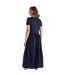 Robe longue ember nosibotanical femme/ladies bleu marine Craghoppers-2