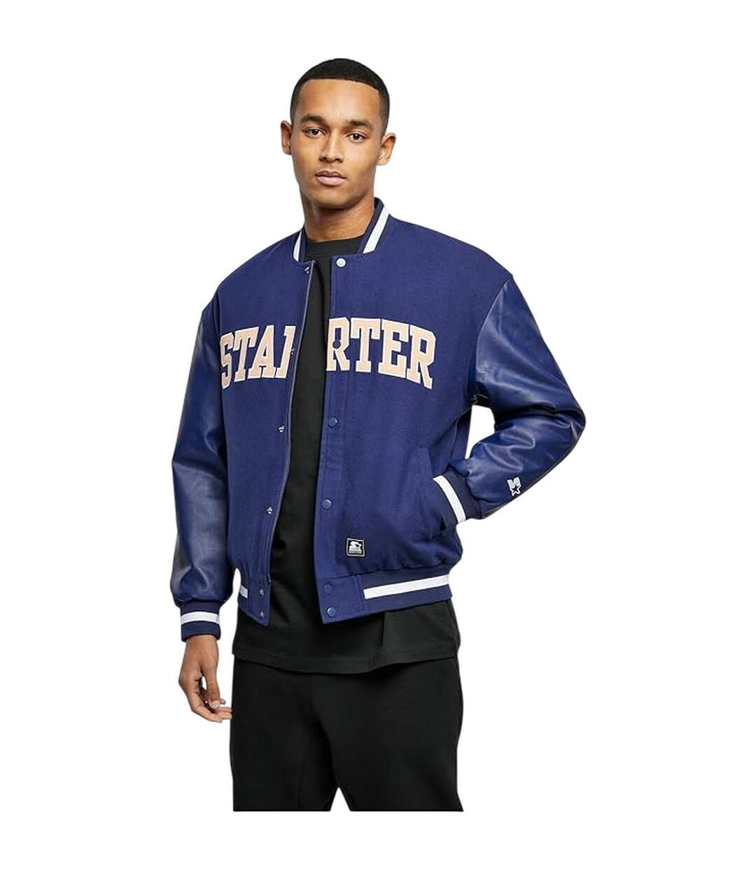 Veste Homme Bleu Foncé Starter Black Label-1