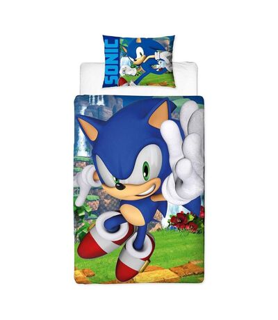 Sonic The Hedgehog - Parure de lit MOVES (Bleu) - UTAG2685