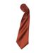 Premier Unisex Adult Colours Satin Tie (Chestnut) (One Size)