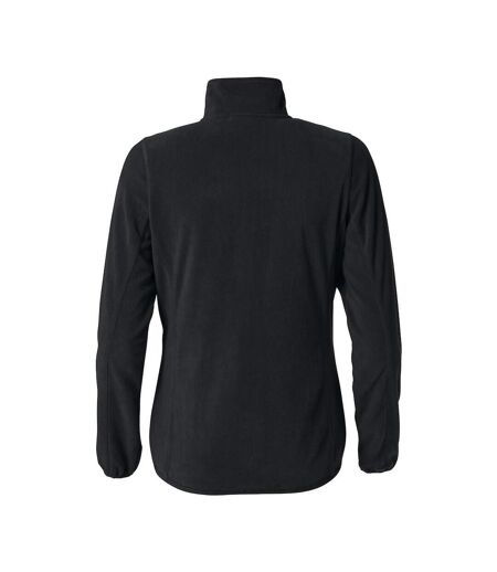Womens/ladies basic microfleece jacket black Clique