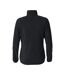 Womens/ladies basic microfleece jacket black Clique-2