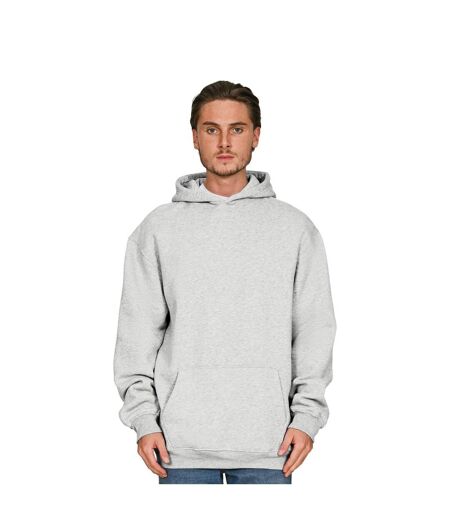Mens Ringspun Cotton Tall Oversized Hoodie Ash Grey Casual Classics