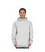 Mens Ringspun Cotton Tall Oversized Hoodie Ash Grey Casual Classics-1