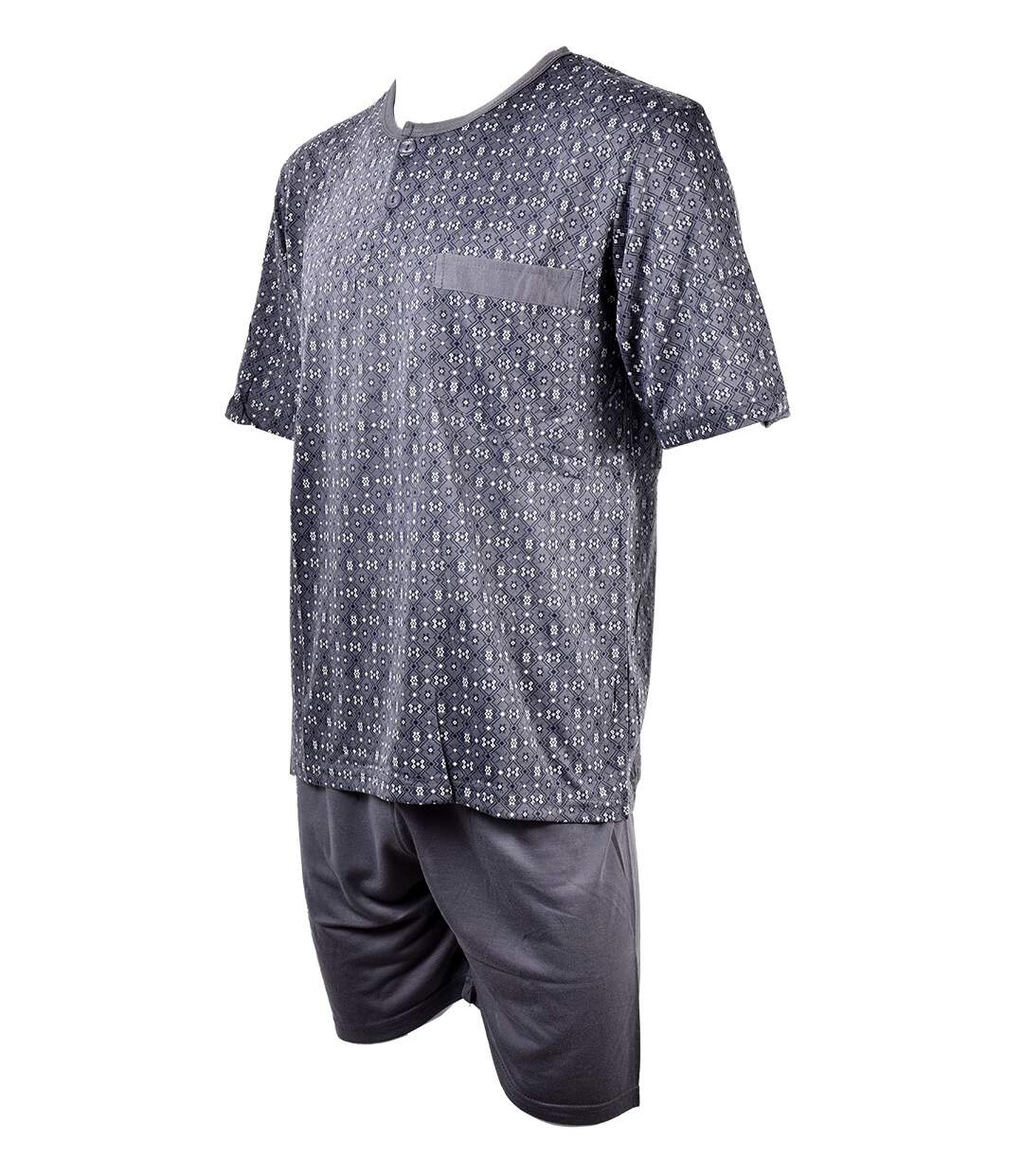 Pyjama Court Homme ECO HOMEWEAR 2864 GRIS-2