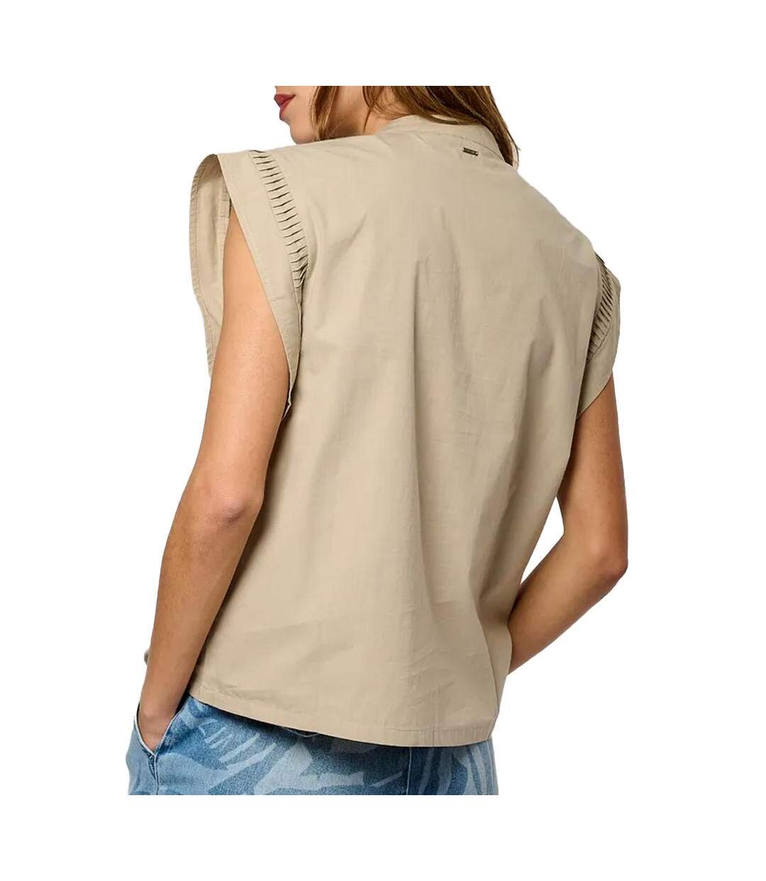Blouse kaki femme kaporal eddah - m-2