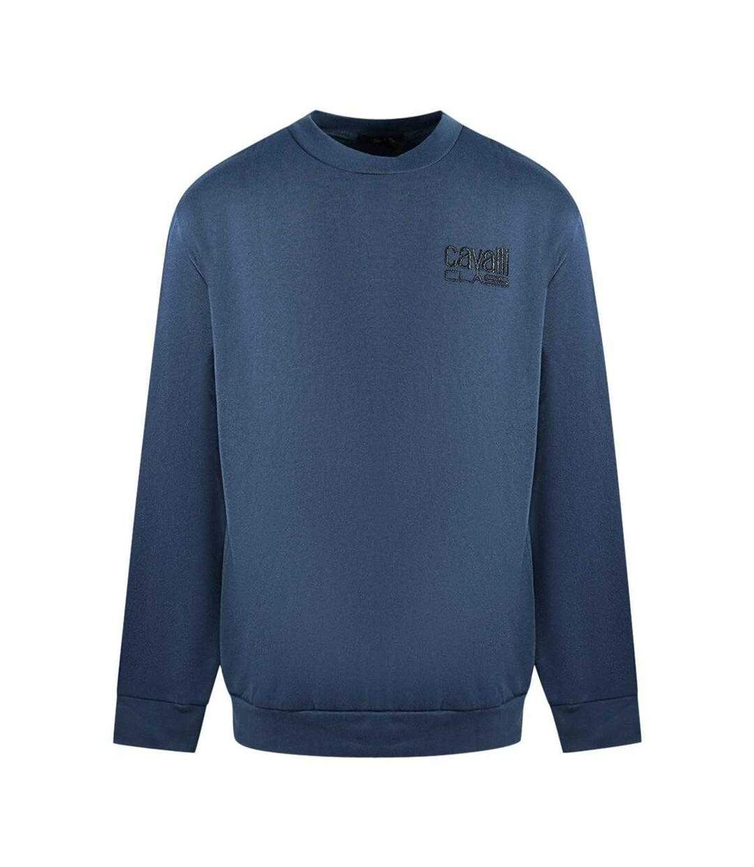 Mens Logo Jumper Blue Cavalli Class-1
