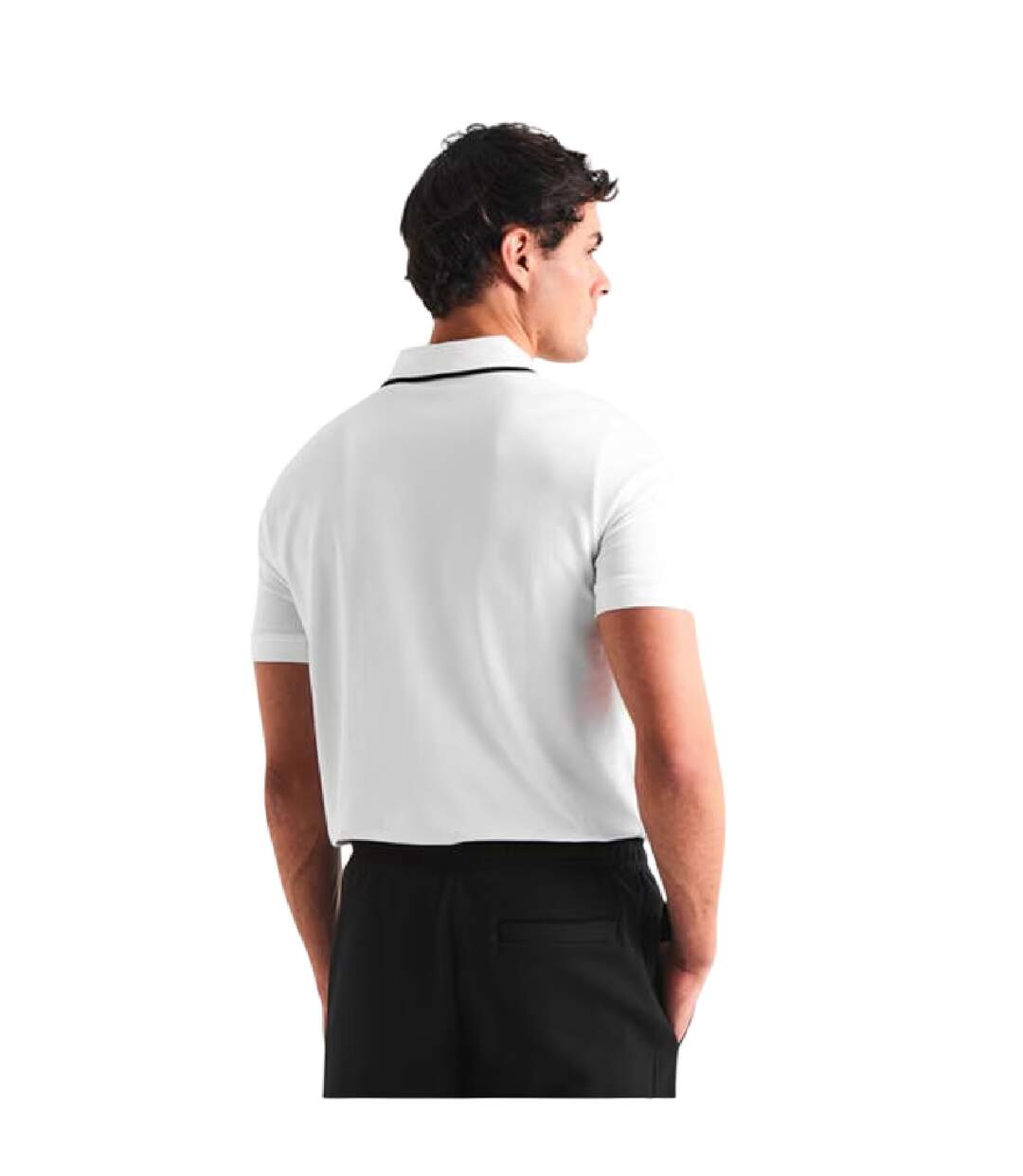 Mens Philix Goc Polo Shirt White Boss-3