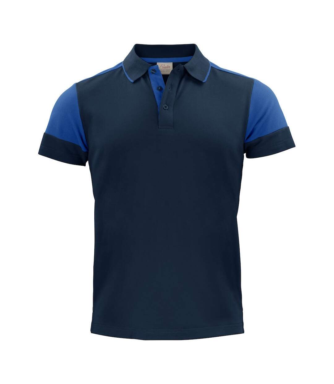 Polo Prime Homme Bleu Cobalt Bleu Marine Printer-1