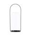 Lanterne Design en Verre Flora 35cm Noir-1