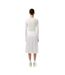 Jupe Mi-longue Motif/style Plissé Femme Blanc Lacoste-3