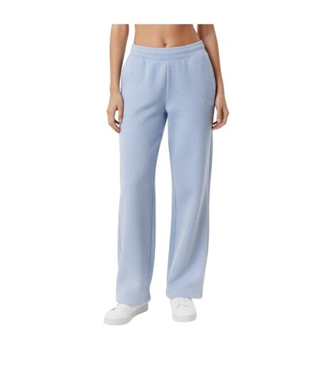 Womens/ladies Fleece Joggers Blue Marl USA Pro