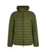 Mens Logo Puffer Jacket Army Green Aquascutum-2