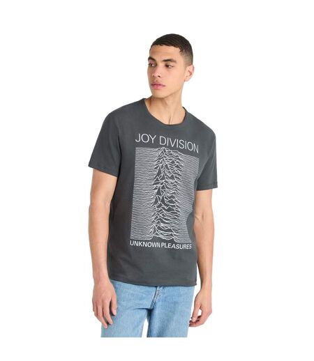 T-shirt unknown pleasures adulte charbon Amplified