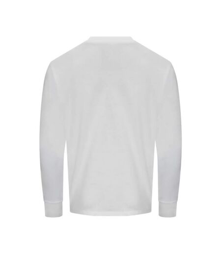 Womens/ladies 100 oversized long-sleeved t-shirt white Awdis