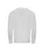 Womens/ladies 100 oversized long-sleeved t-shirt white Awdis-2