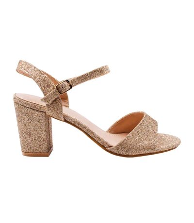 Sandales paityn femme beige doré Where´s That From