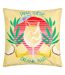 Pina there abstract outdoor cushion cover 43cm x 43cm yellow Furn-1
