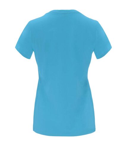 T-shirt capri femme turquoise vif Roly