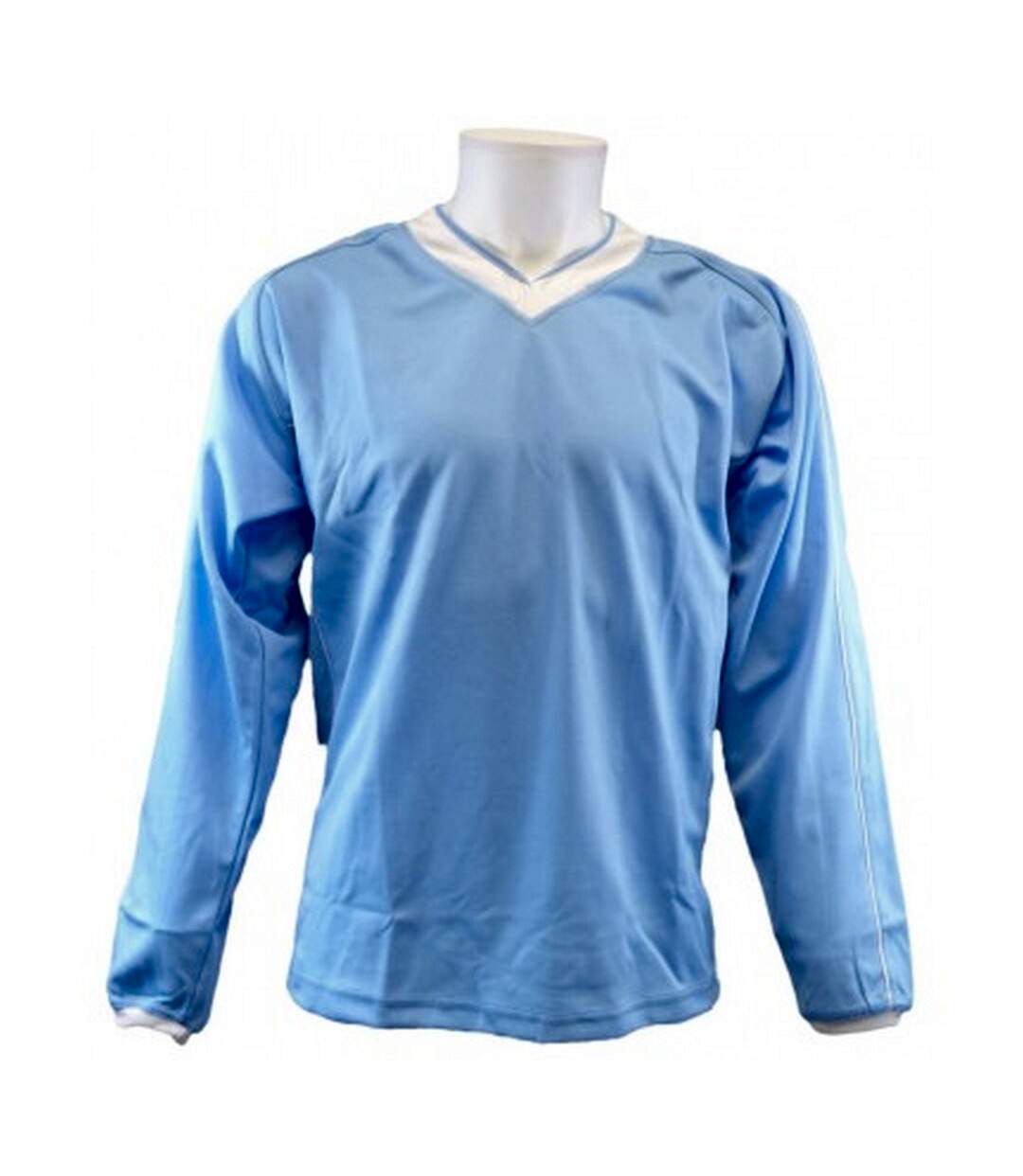 Maillot de foot adulte bleu ciel / blanc Carta Sport