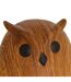 Statuette Chouette en Dolomite Automne 12cm Caramel-2