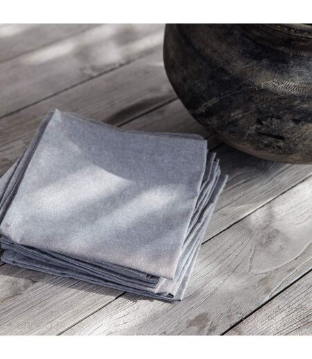 Lot de 6 serviettes de table 45x45 cm YUCO 100% coton