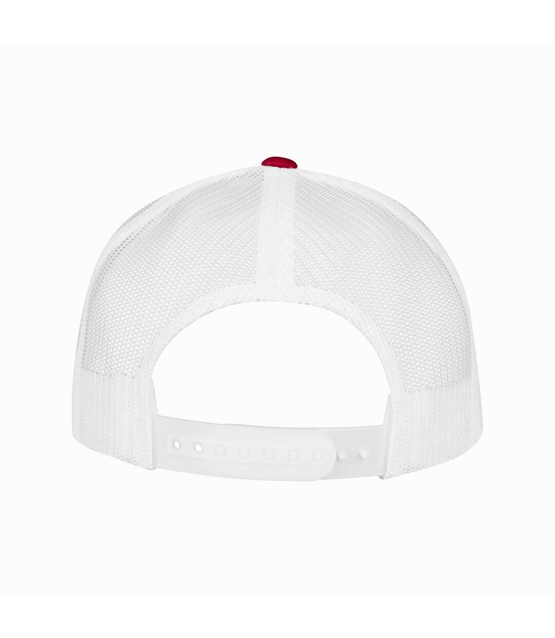 Casquette trucker adulte rouge / blanc Flexfit-2