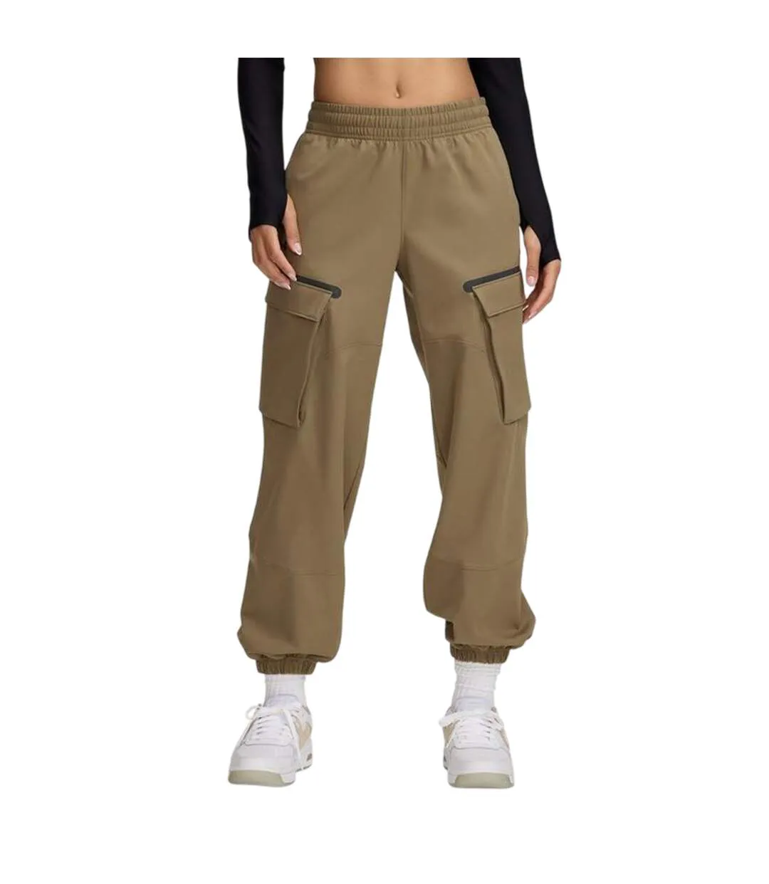 Womens/ladies Unstoppable Joggers Brown Under Armour-1