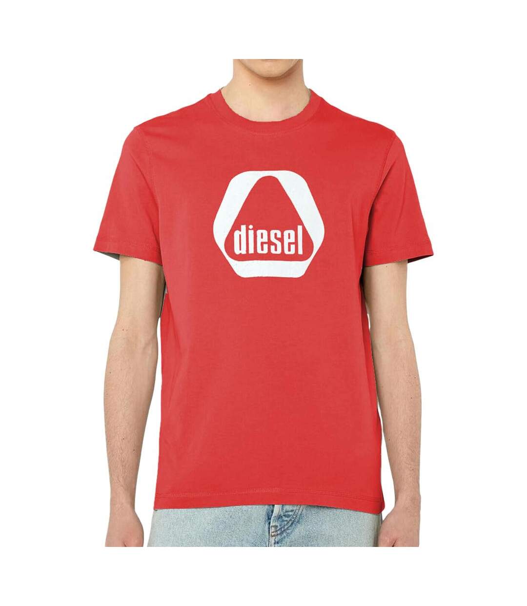 T-shirt Rouge Homme Diesel Diegor81E - L-1