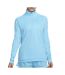 Pull  1/4 de zip Bleu Femme Nike Pacer - L-1