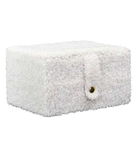 Boite à bijoux en tissu bouclette
