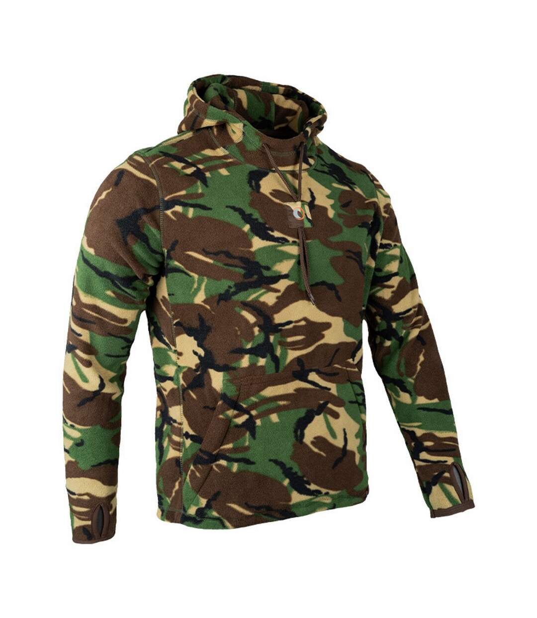 Sweat À Capuche Motif/style 2 Gen Homme Vert Marron Speero-4