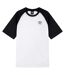Umbro Mens Core Raglan T-Shirt (White/Collegiate Blue)