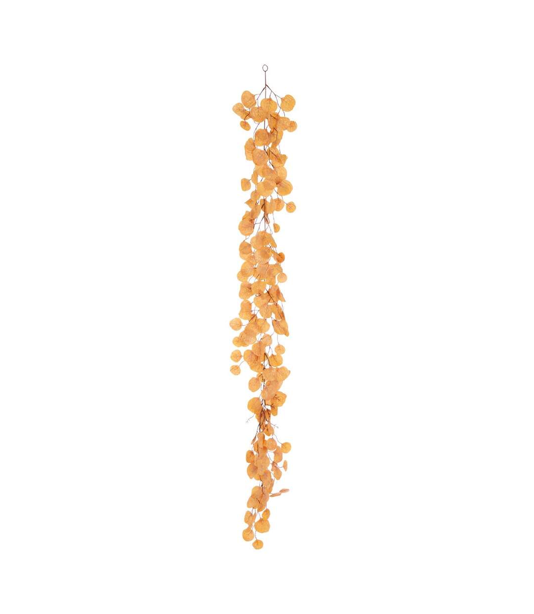 Guirlande de Feuilles Paillettes 165cm Rouille-1