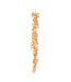 Guirlande de Feuilles Paillettes 165cm Rouille-1