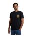 Mens beer guzzling back print t-shirt black Weird Fish-4