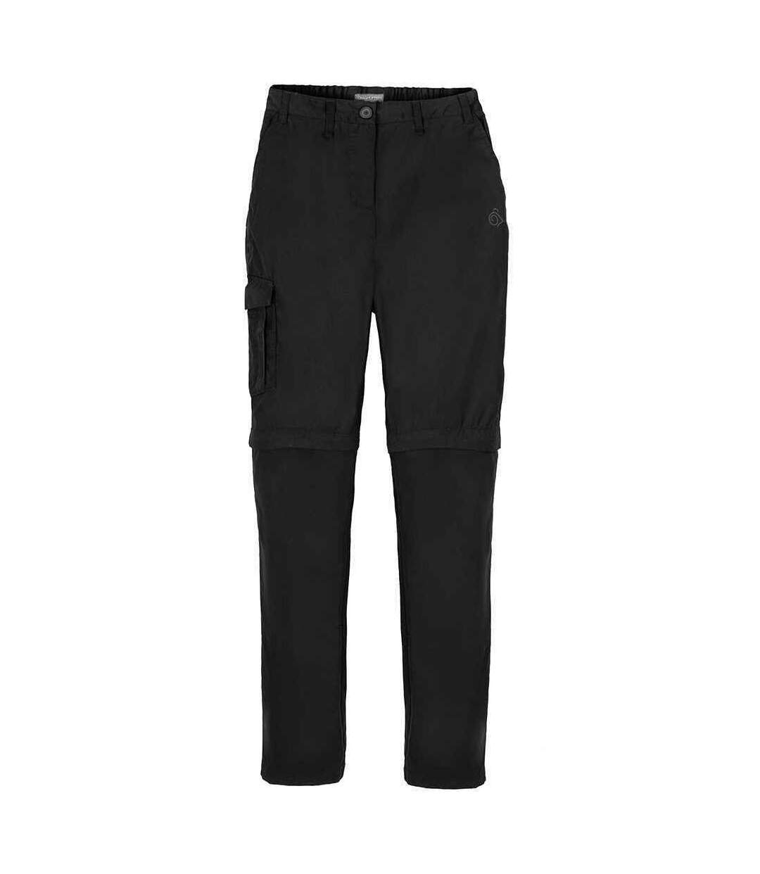 Pantalon cargo expert kiwi femme noir Craghoppers-1