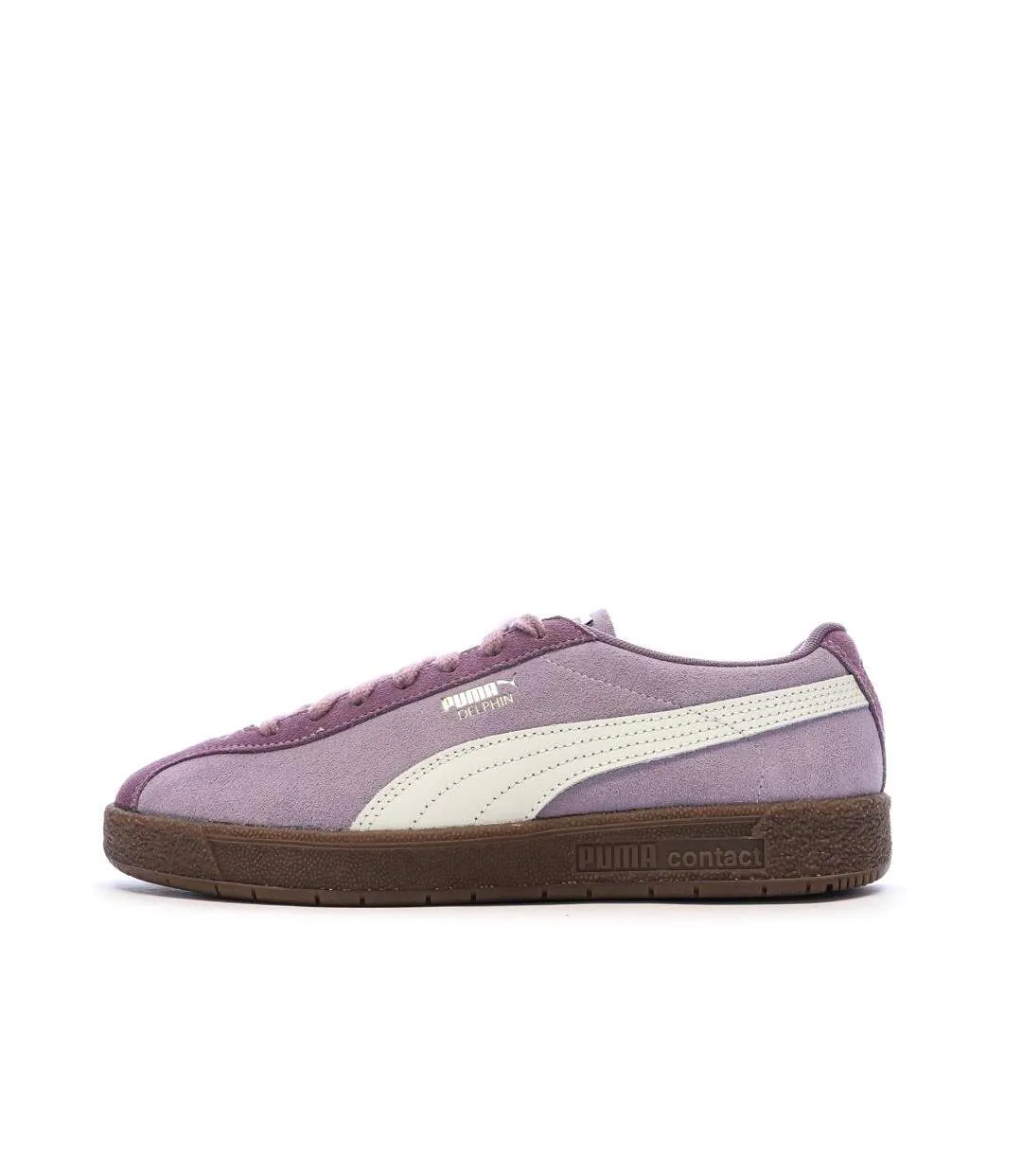 Baskets violettes/grises clair femme puma delphin-1