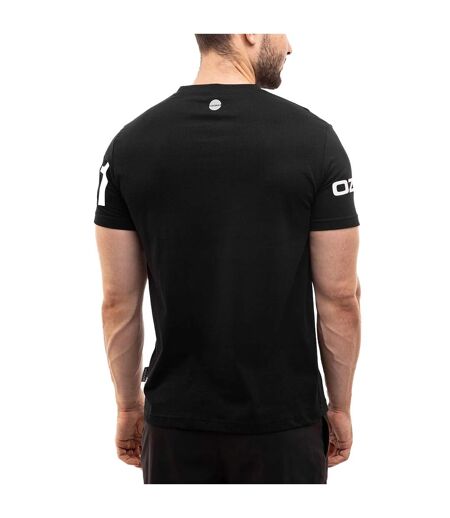 T-shirt Motif/style Imprimé Sur Manche Homme Noir Ozoshi