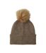 Bonnet marron femme pieces bina-1