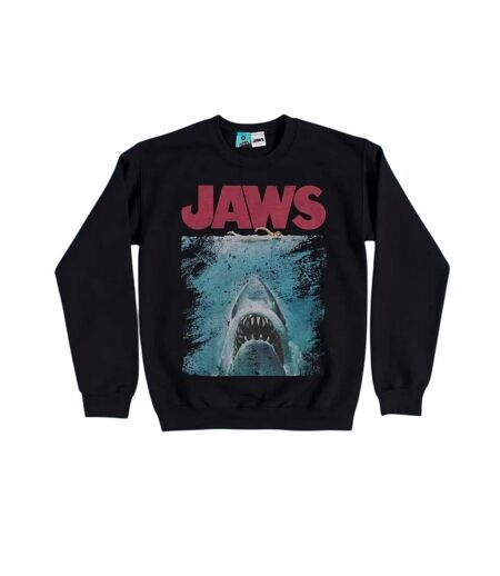 Sweat Motif/style Poster Du Film Adulte Noir Jaws