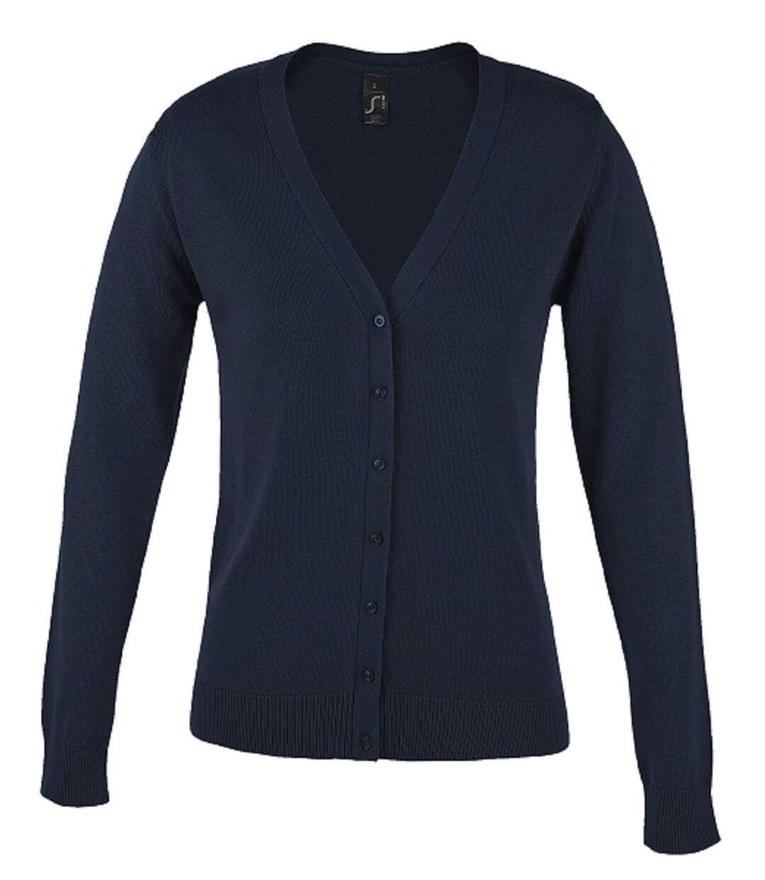 Gilet boutonné - Femme - 90012 - bleu marine