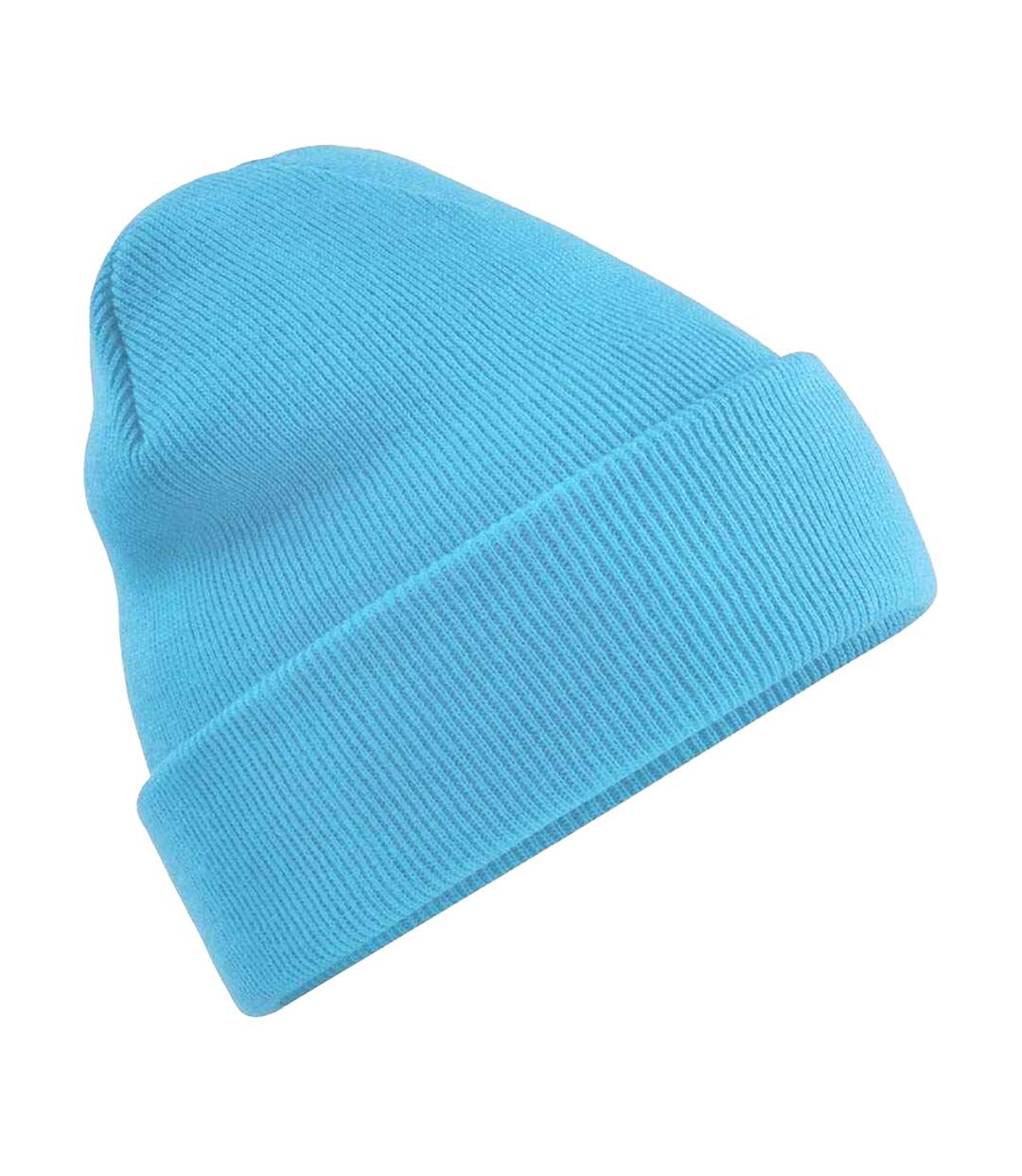 Bonnet adulte bleu surf Beechfield-1