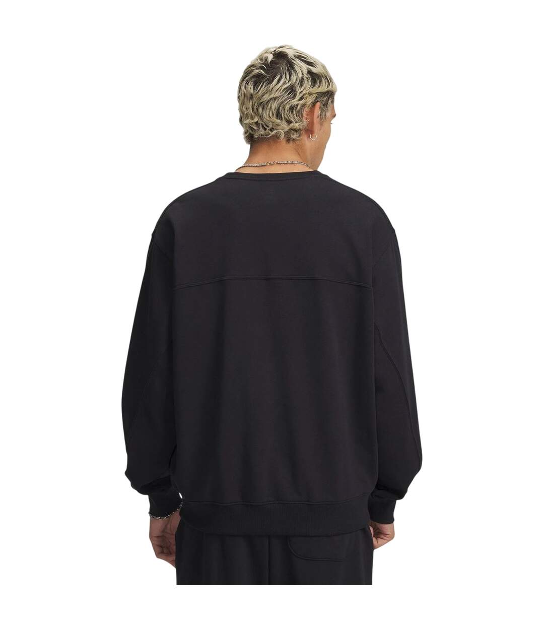 Mens Rival Lightweight Sweatshirt Black Under Armour-2