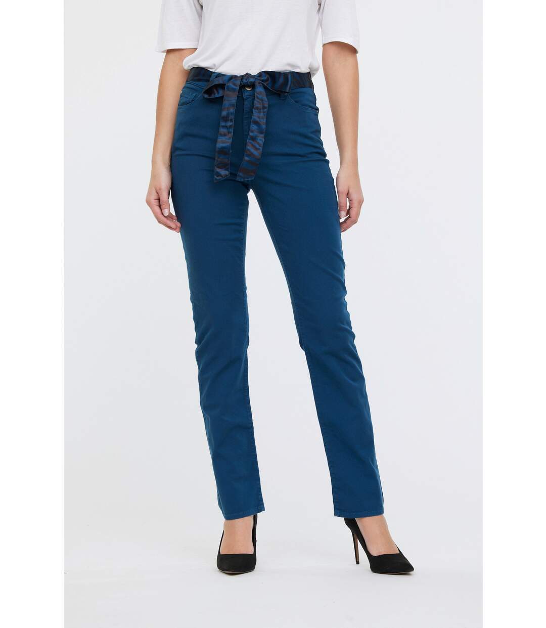 Pantalon femme LC161 L32 Deep blue-1