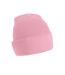 Beechfield Unisex Plain Winter Beanie Hat / Headwear (Ideal for Printing) (Dusky Pink)