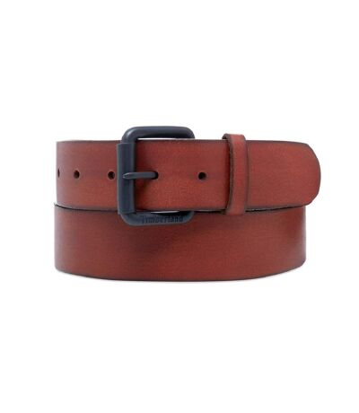 Timberland Mens Roller Buckle Leather Belt (Brown) - UTUT436