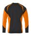 Mens Accelerate Safe Sweatshirt Dark Navy Hi Vis Orange Mascot-2