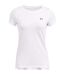 Womens/ladies Performance Heatgear Short-sleeved Training T-shirt White Under Armour-1