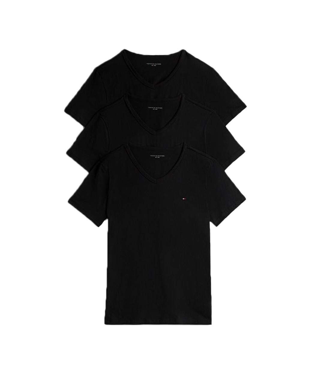 x3 t-shirt noir homme tommy hilfiger um0um03637-2
